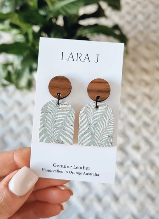 Lucy Arch Leather Dangles