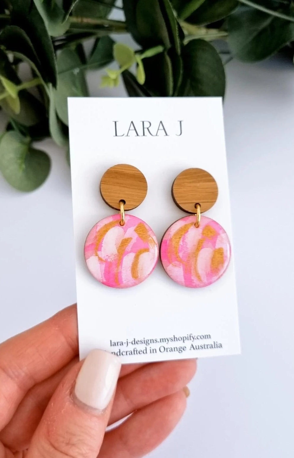 Petite Circle Dangle #12