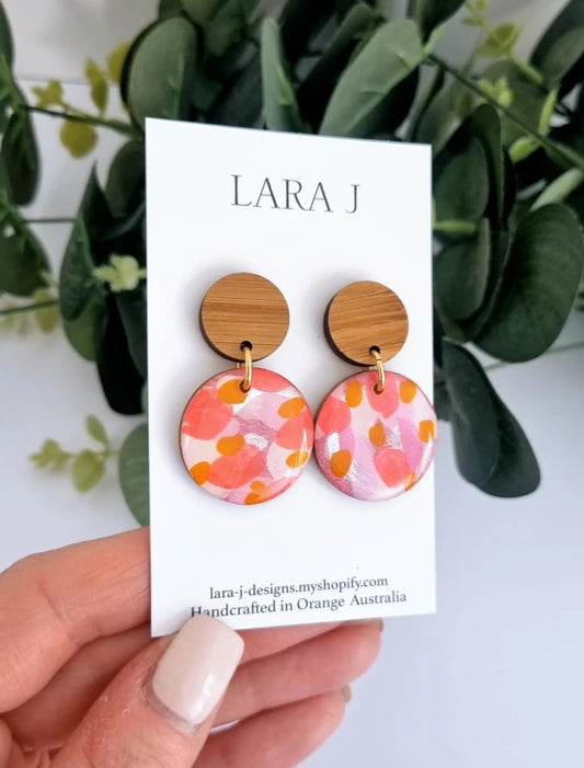 Petite Circle Dangle #13