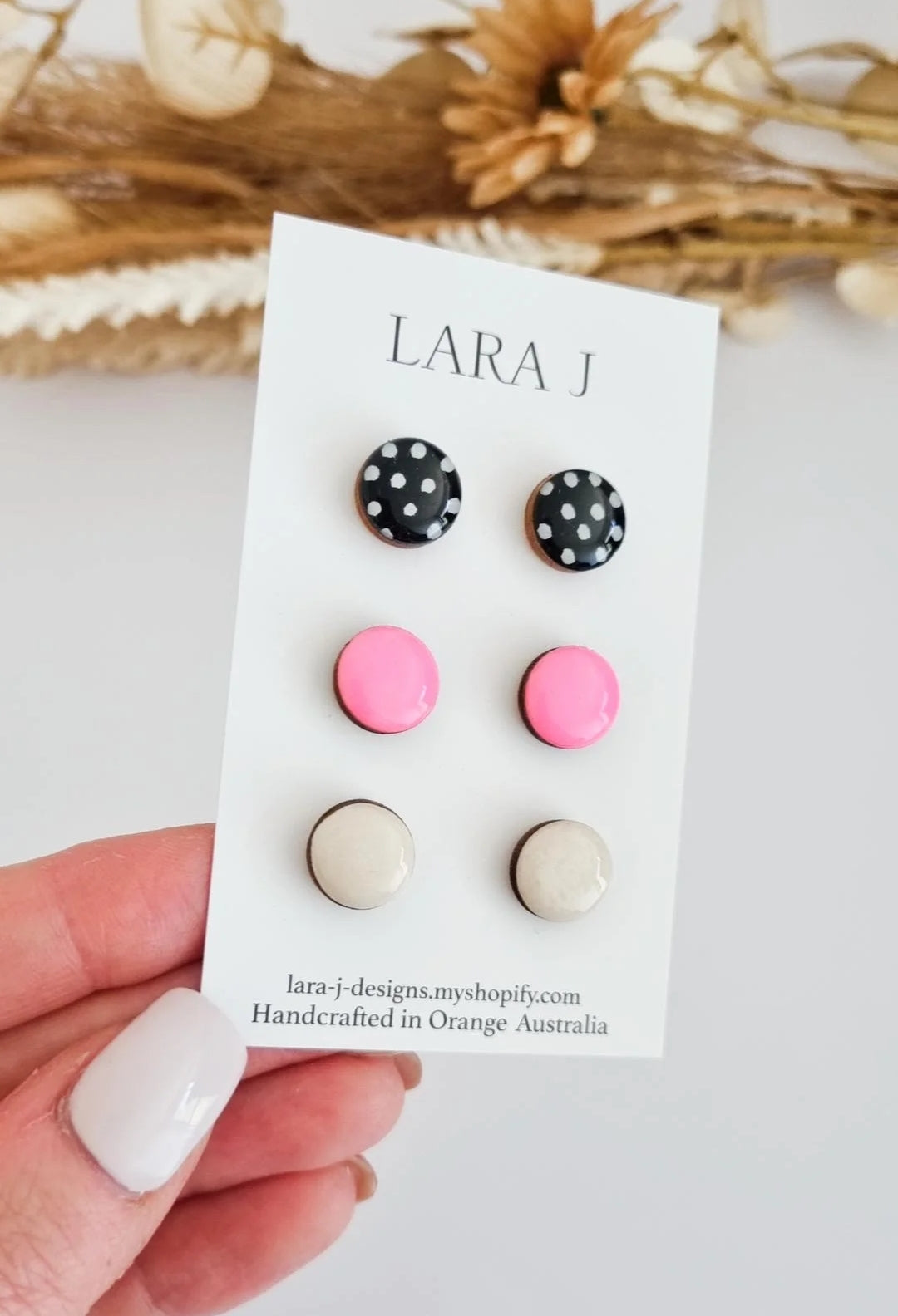 12mm Earring Trio #61