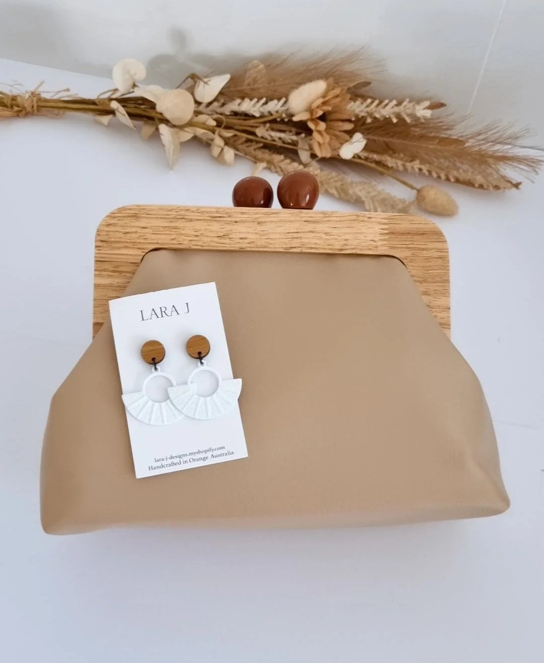 Timber Clutch Set - Stone #3