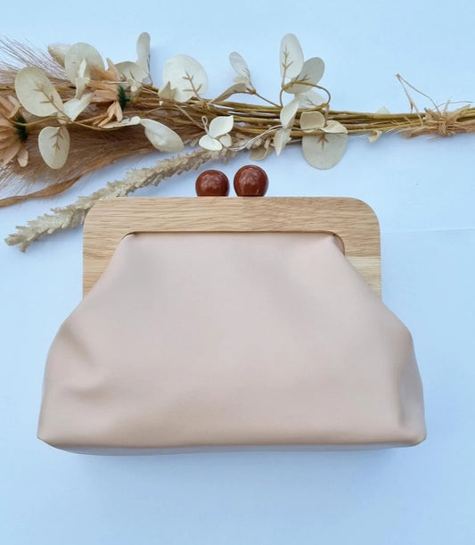 Timber Top Clutch - Apricot Crush