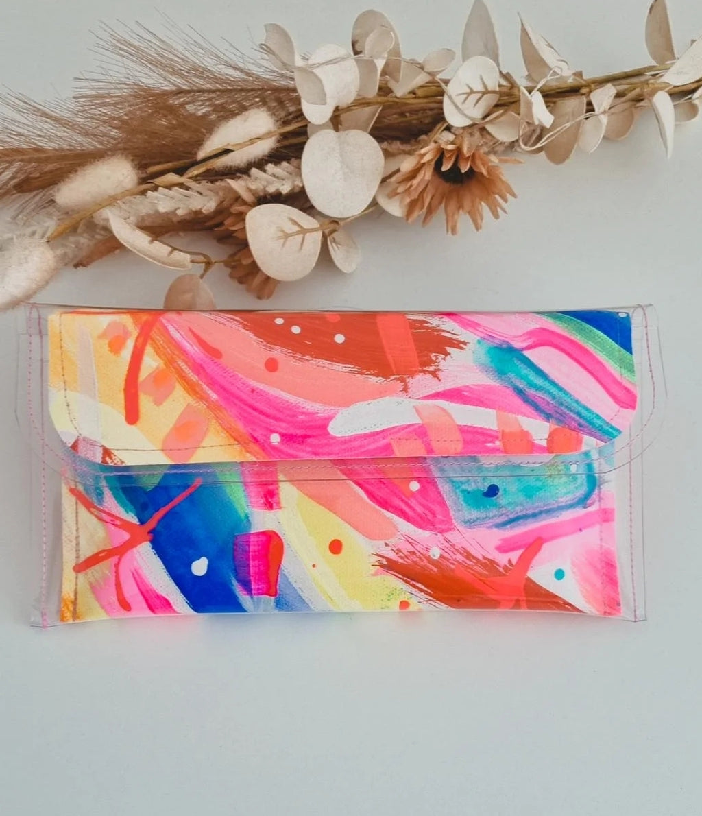 Small Handpainted Clutch #2