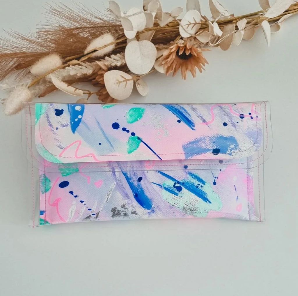 Small Handpainted Clutch #3