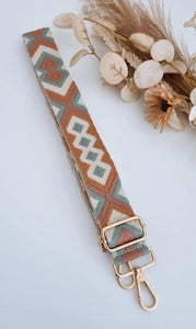 Bag Strap 4 - Tan Sage & Bone (gold clasp)