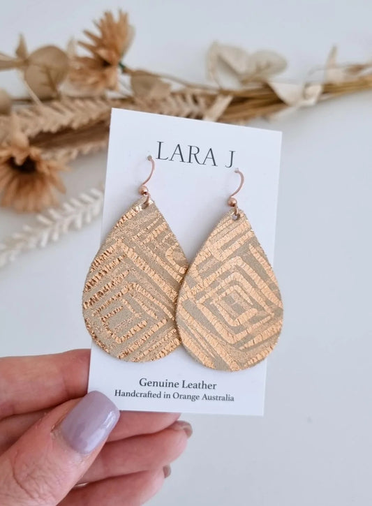 Callie Leather Earrings