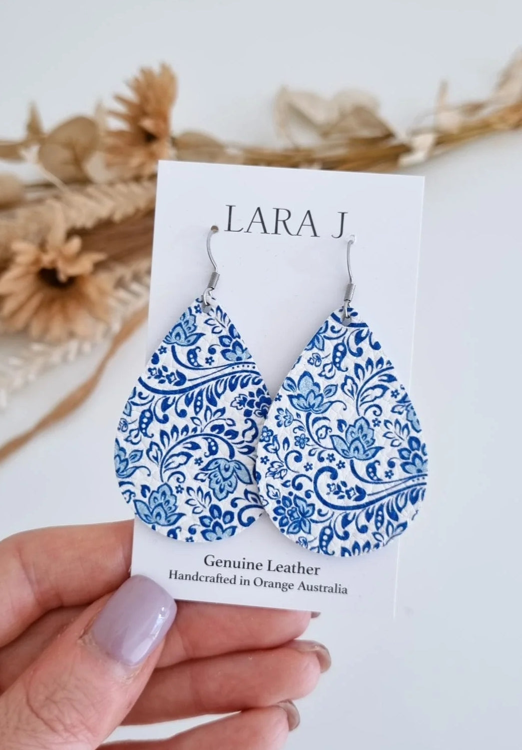 Nora Leather Earrings