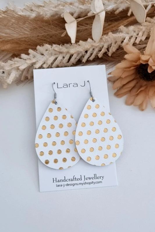 Belle Leather Earrings