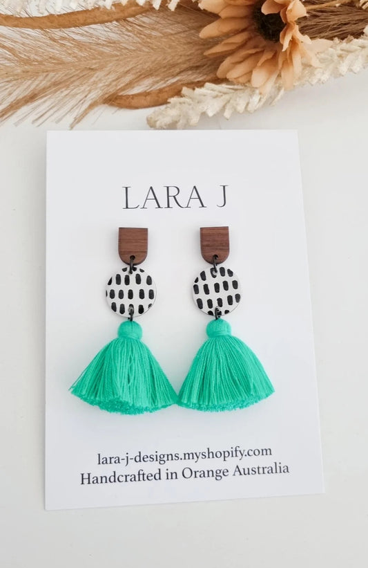 Handpainted Tassel Dangle #5