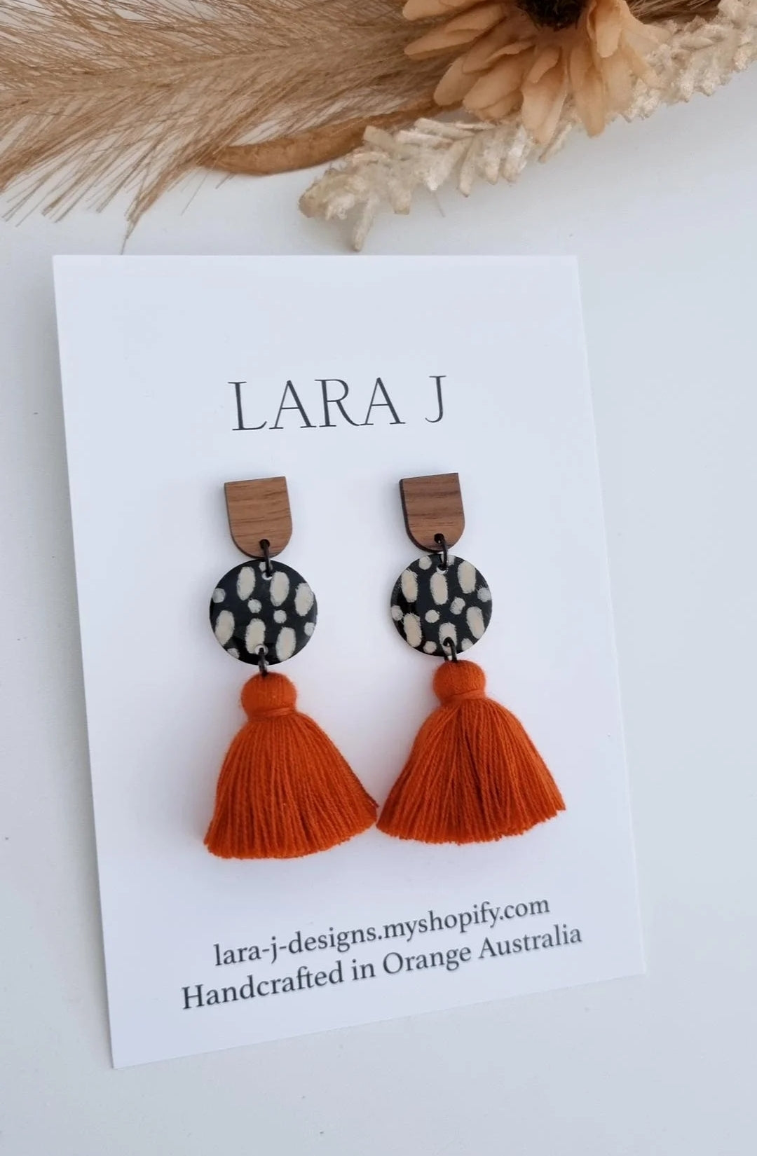 Handpainted Tassel Dangle #2