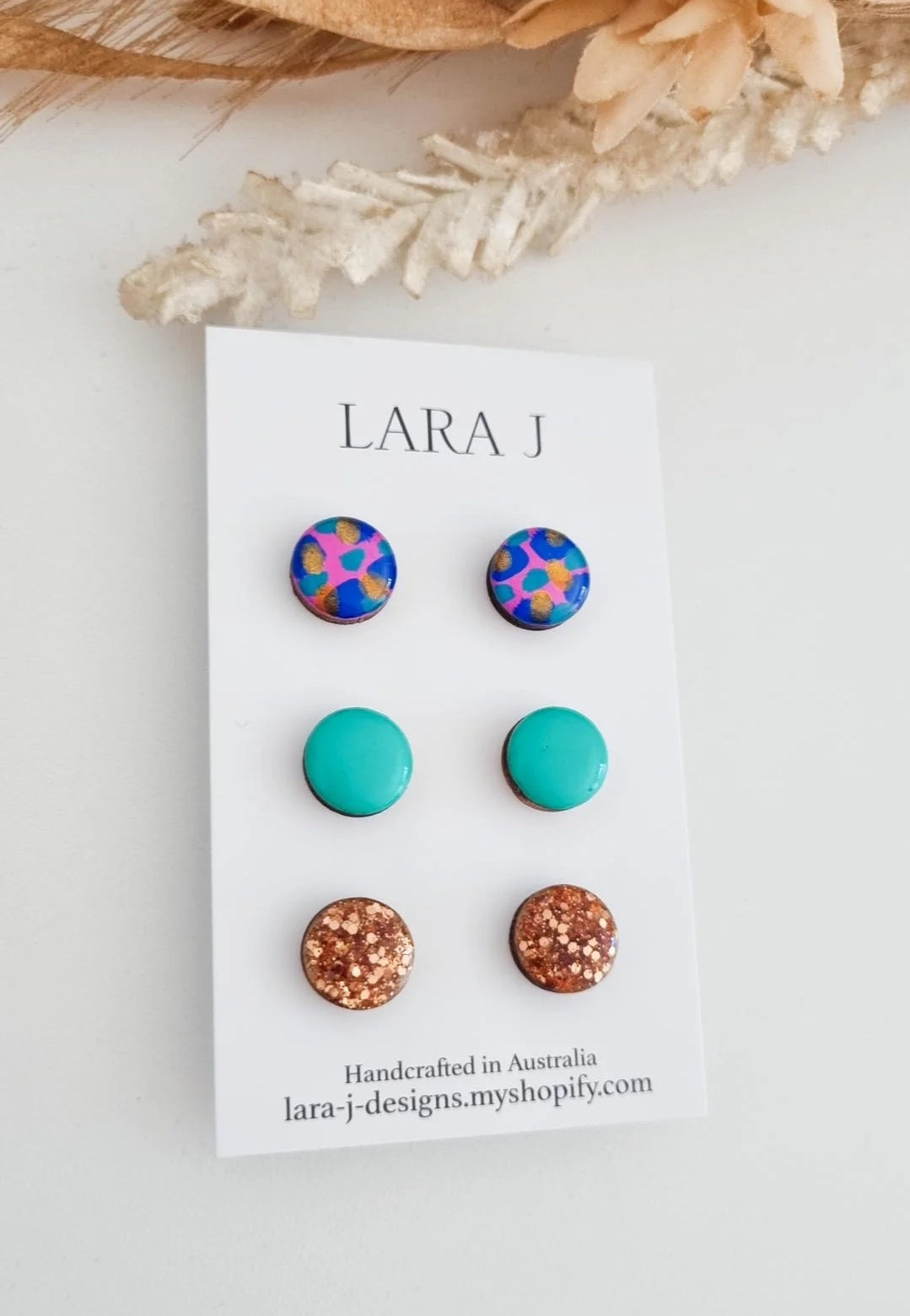 12mm Earring Trio #10