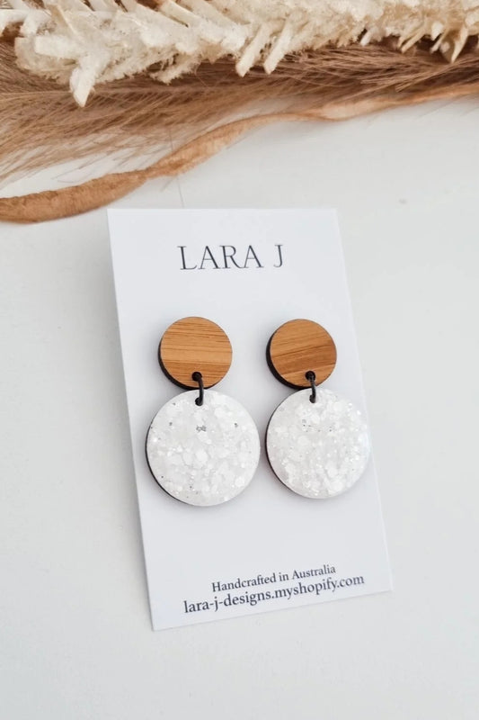 Petite Circle Dangle #12