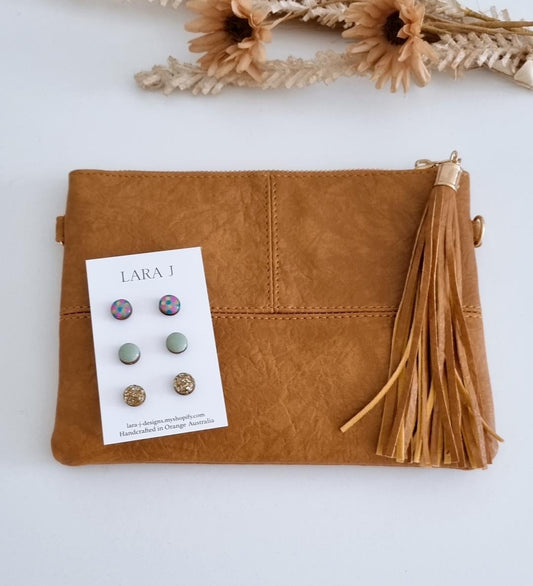 Crossbody Bag Set - Tan #2