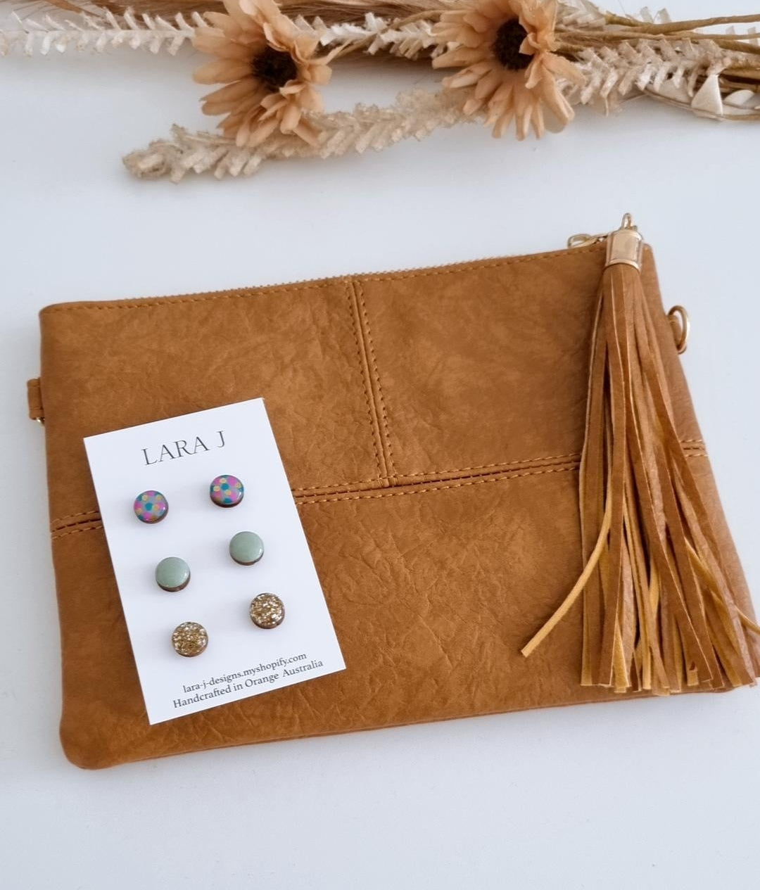 Crossbody Bag Set - Tan #2