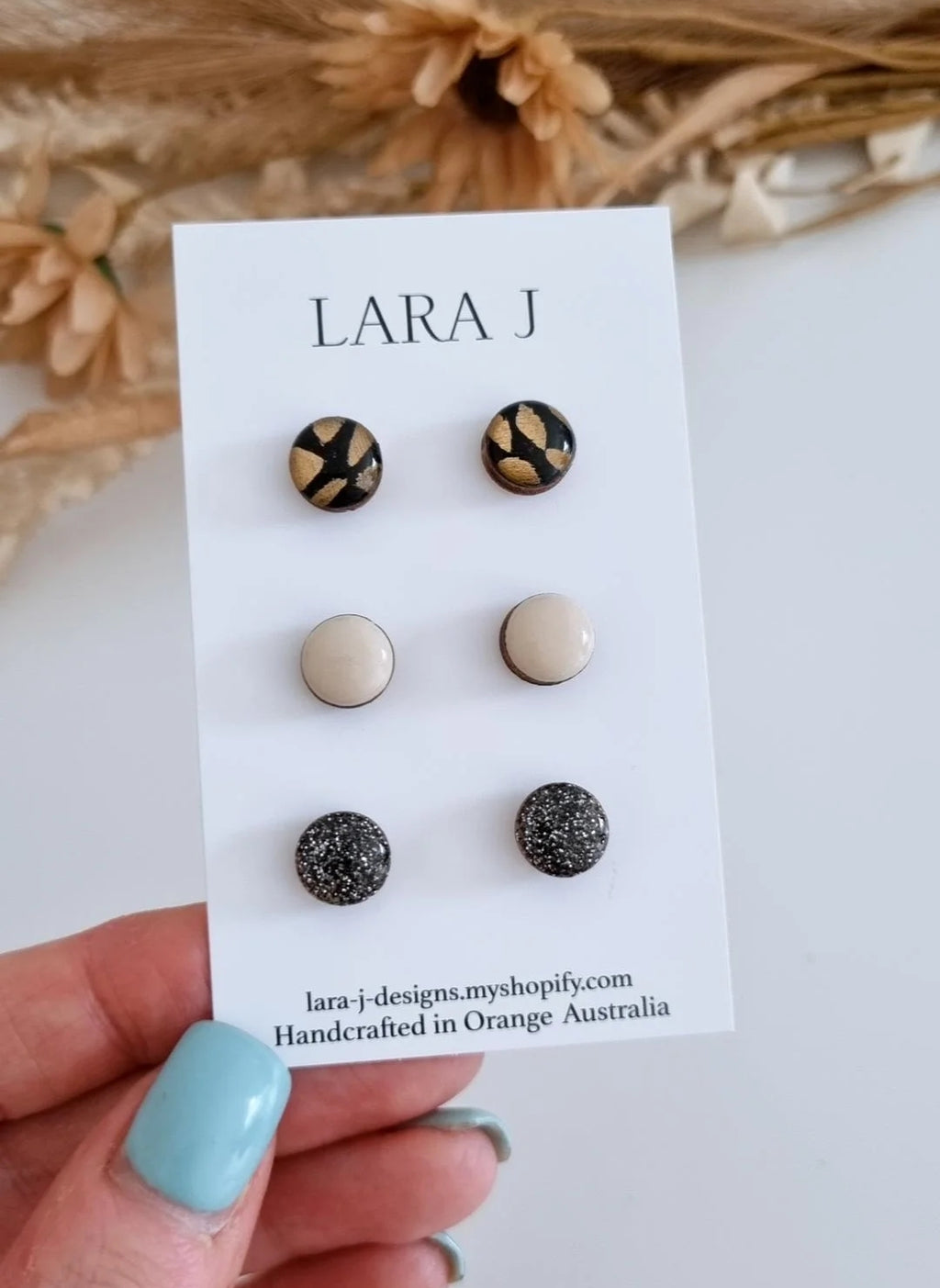 10mm Earring Trio #11