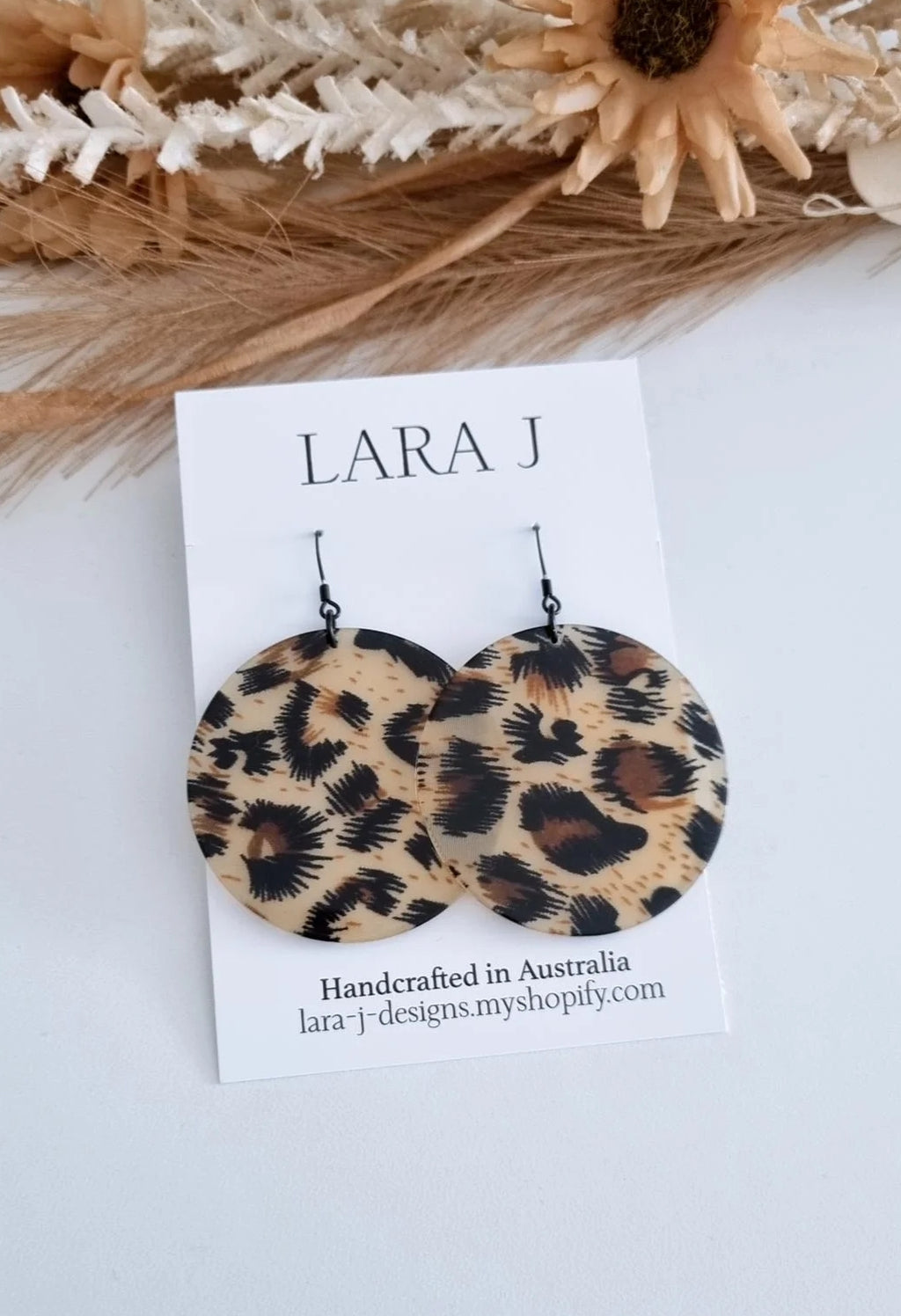 Jumbo Dangle - Leopard