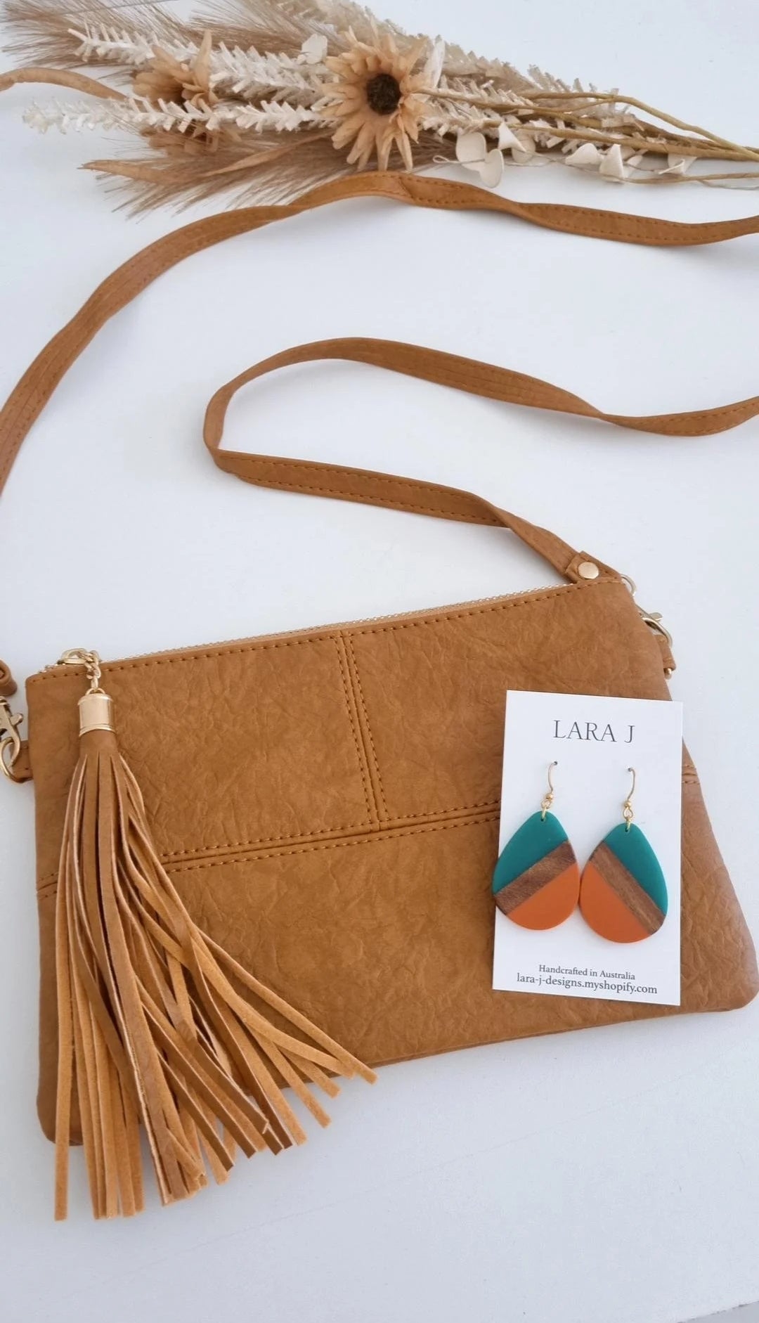 Crossbody Bag Set - Tan #6