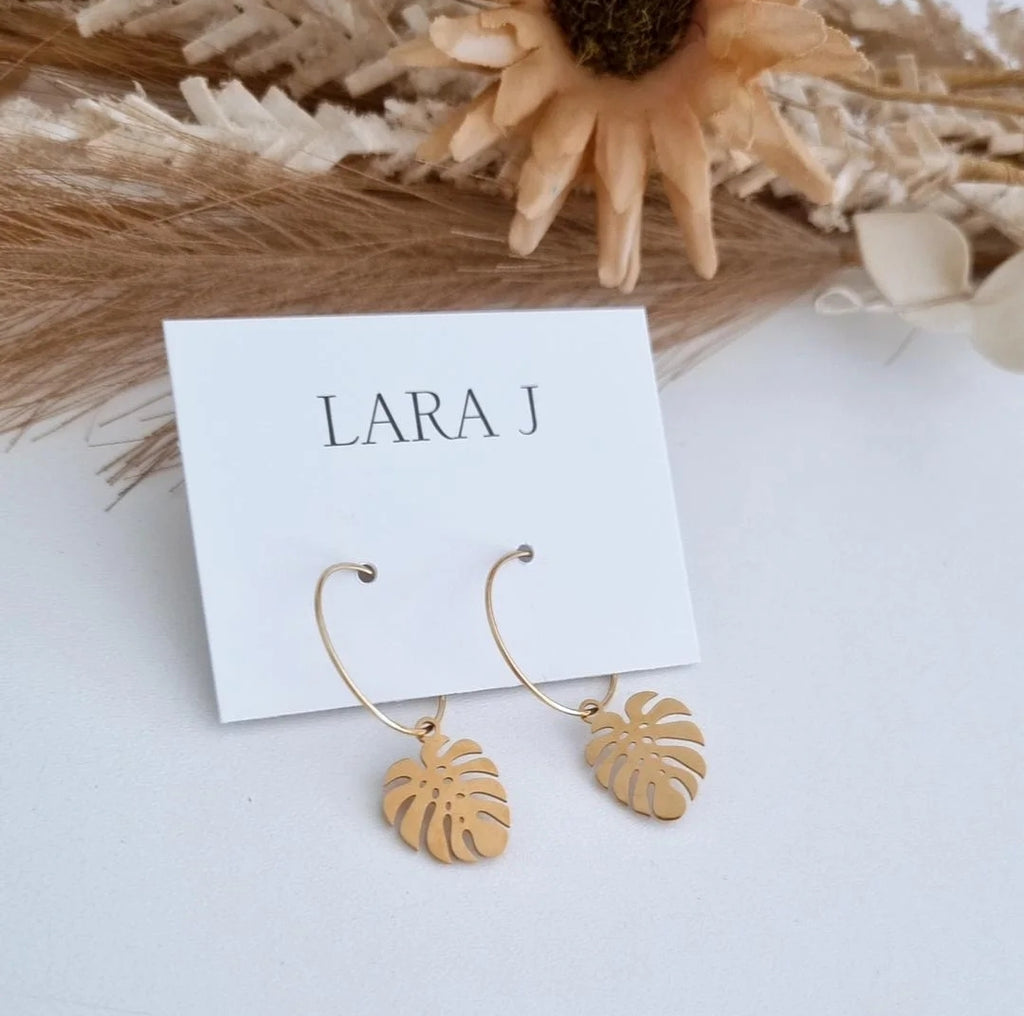 Aurora - Gold Hoops