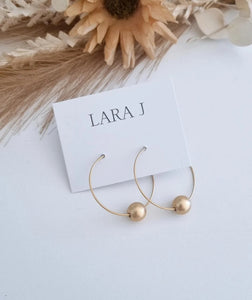 Eleanor - Gold Hoops