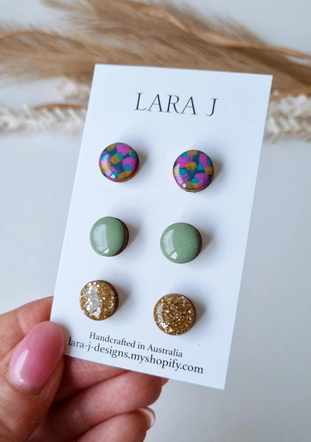 12mm Earring Trio #1