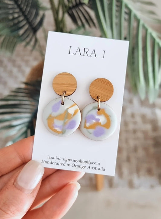 Petite Circle Dangle #10
