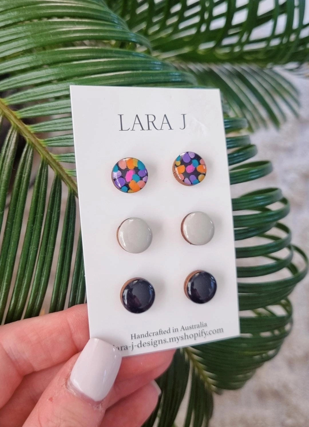 12mm Earring Trio #33