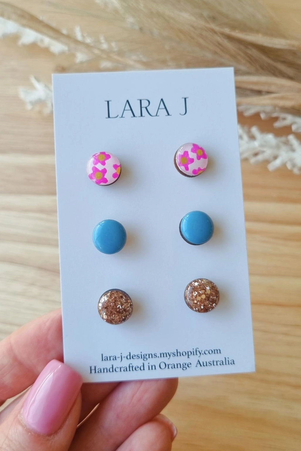 10mm Earring Trio #2