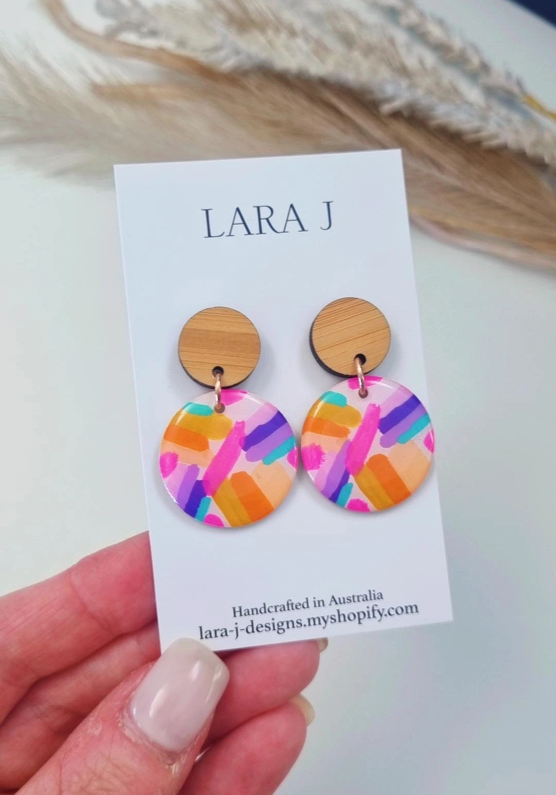 Petite Circle Dangle #30