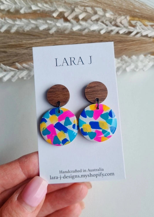 Petite Circle Dangle #15