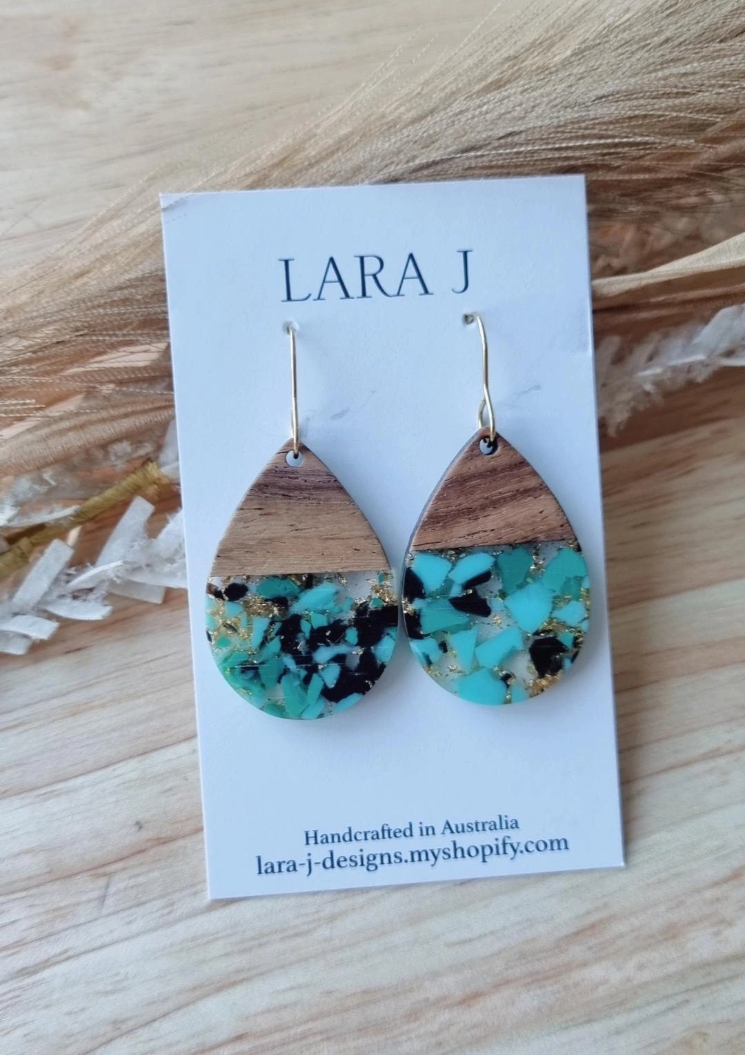 Wooden Tear Drop #2