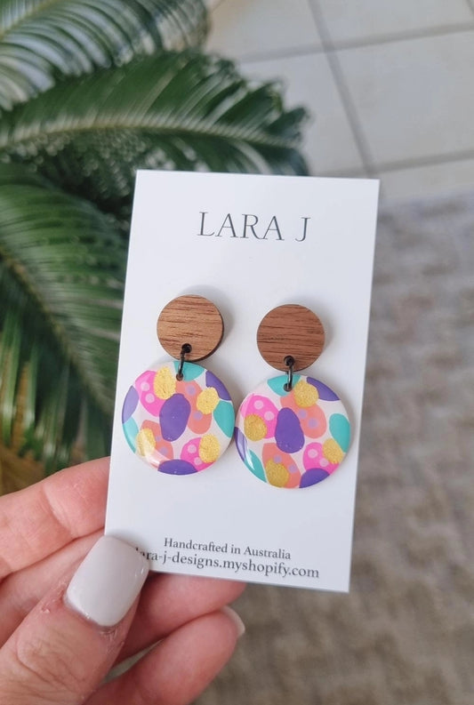Petite Circle Dangle #54
