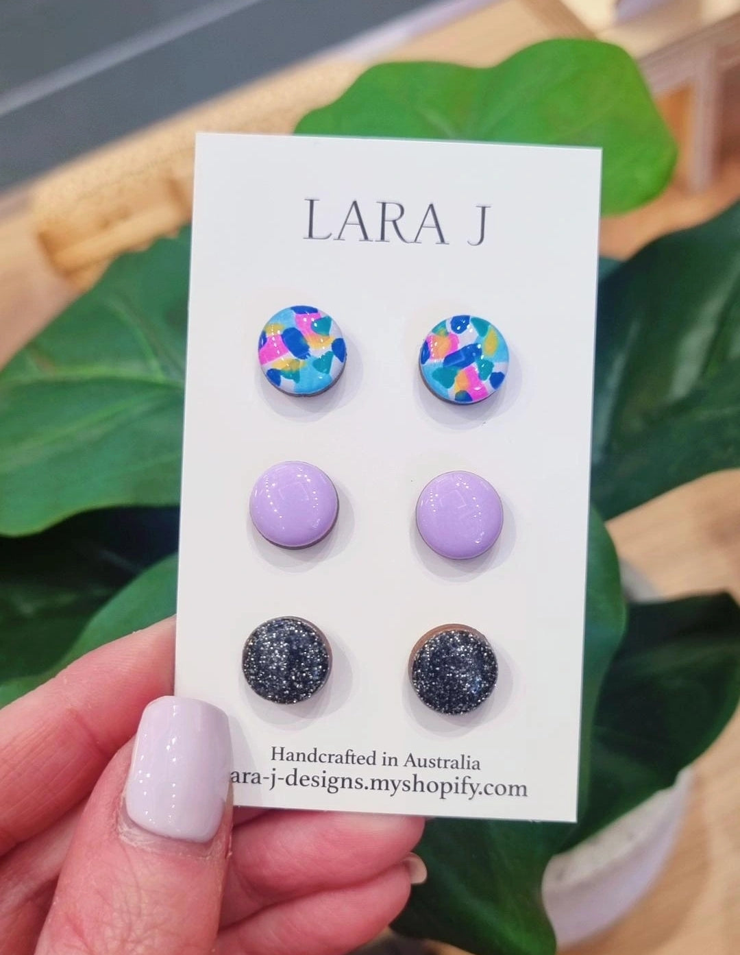 12mm Earring Trio #30