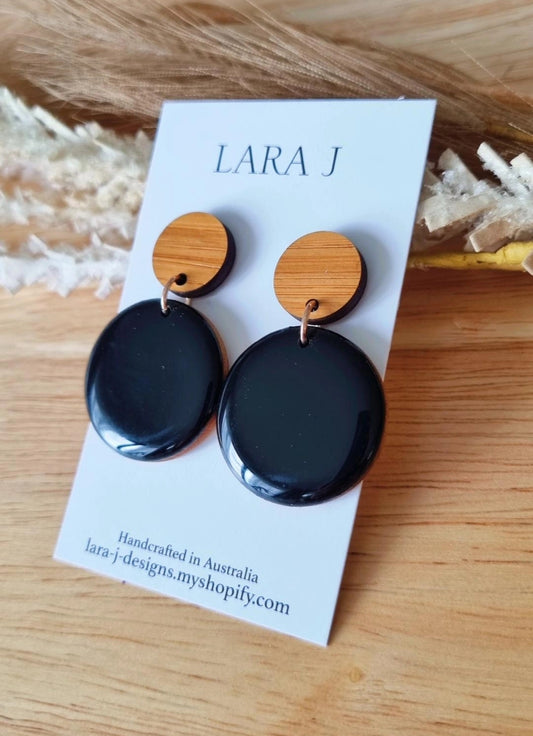 Resin Dangle - Black