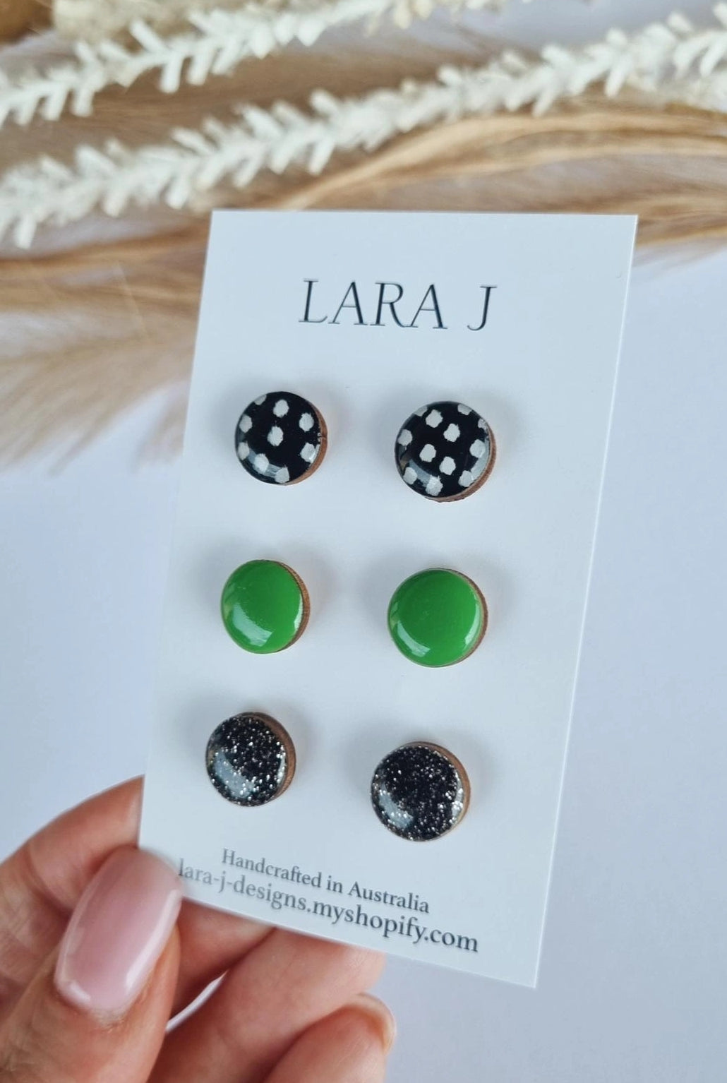 12mm Earring Trio #11