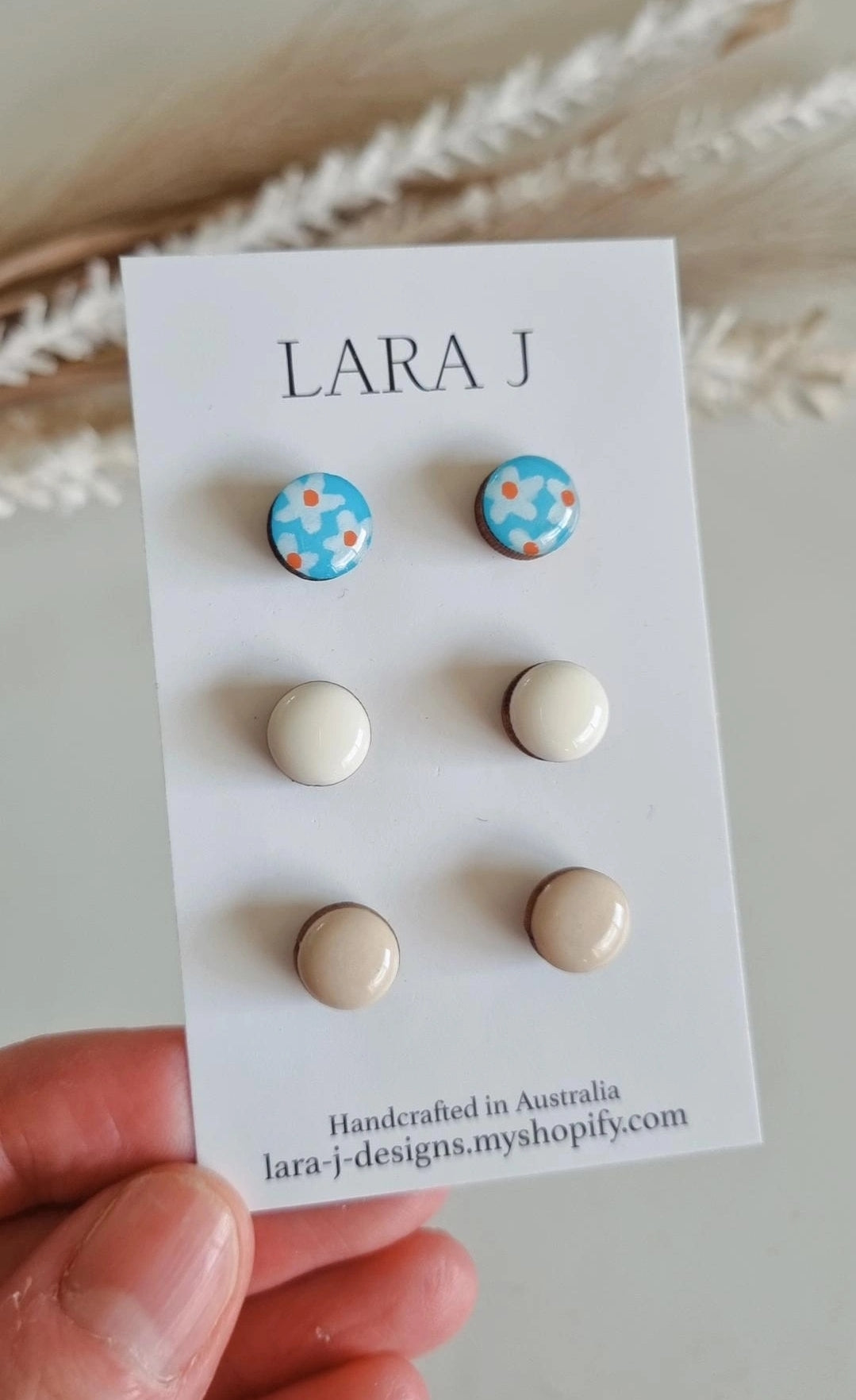 10mm Earring Trio #32