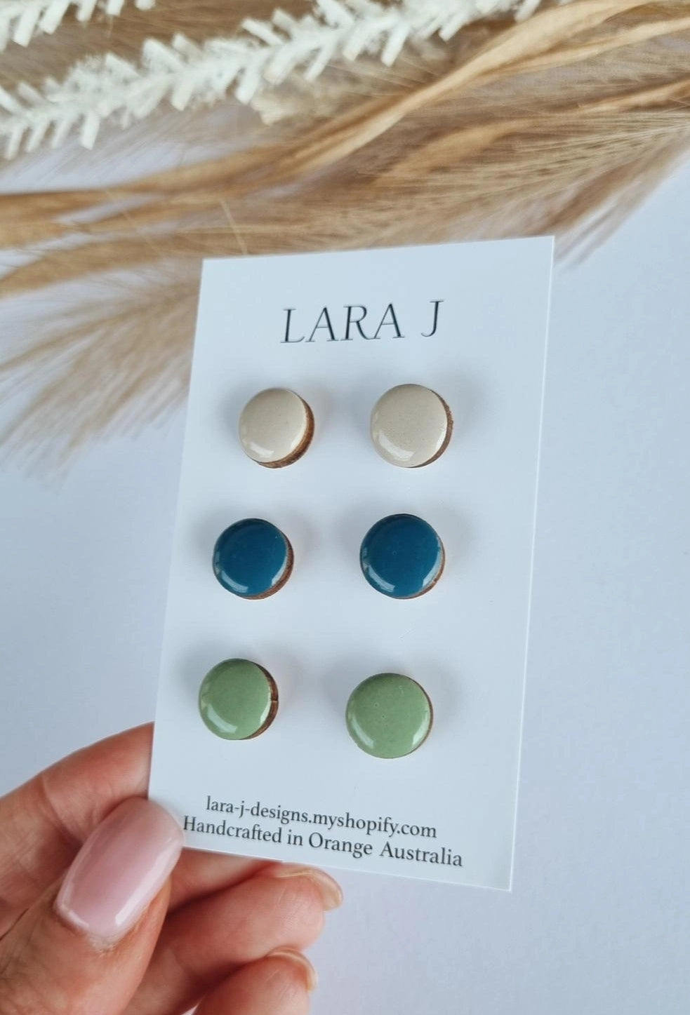 12mm Earring Trio #10