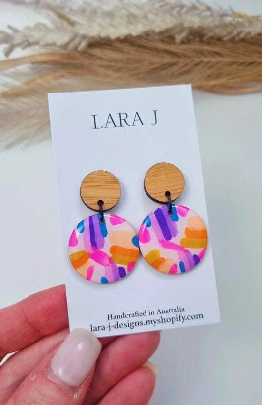 Petite Circle Dangle #36