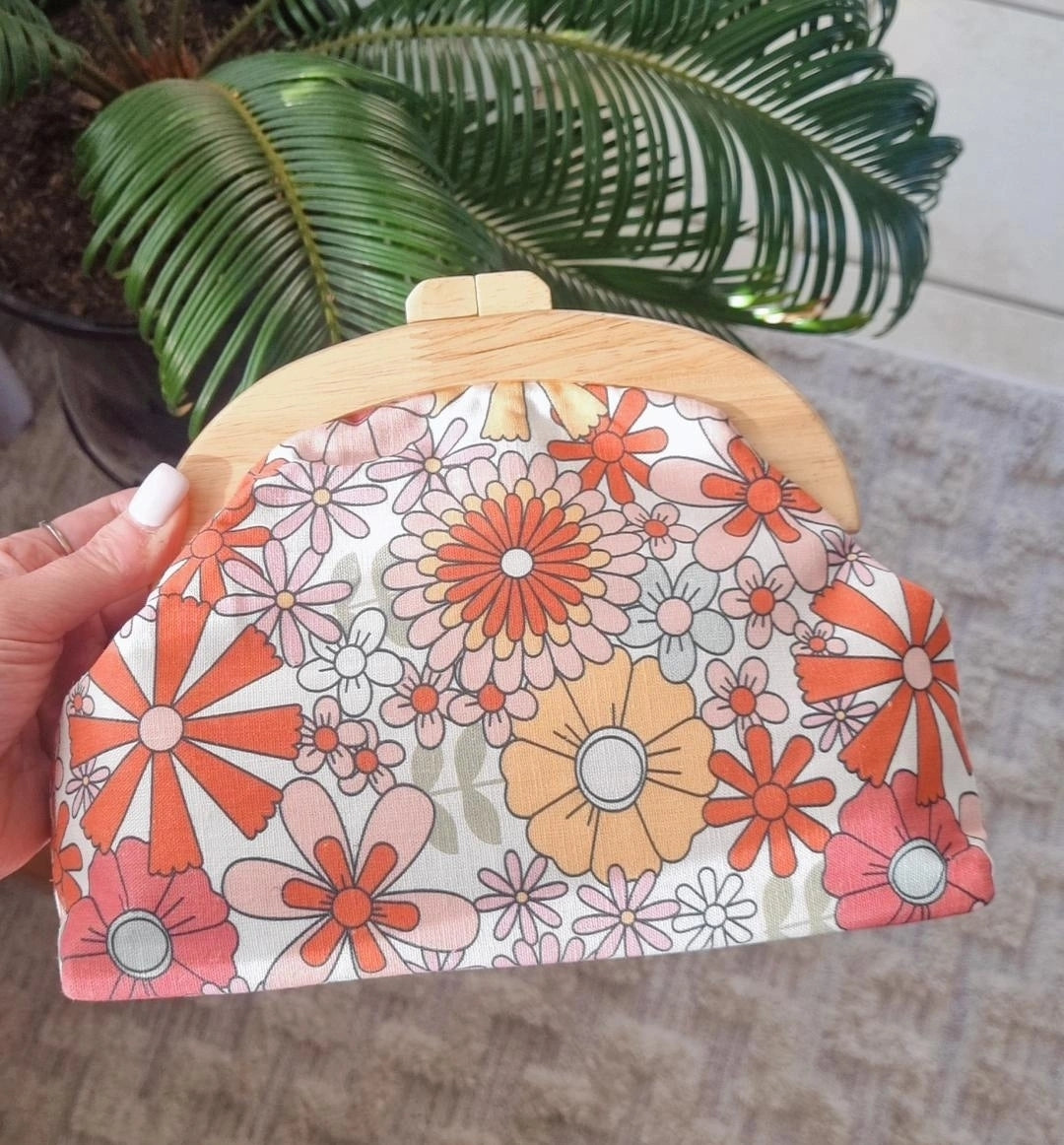 Timber Top Clutch - Floral #2