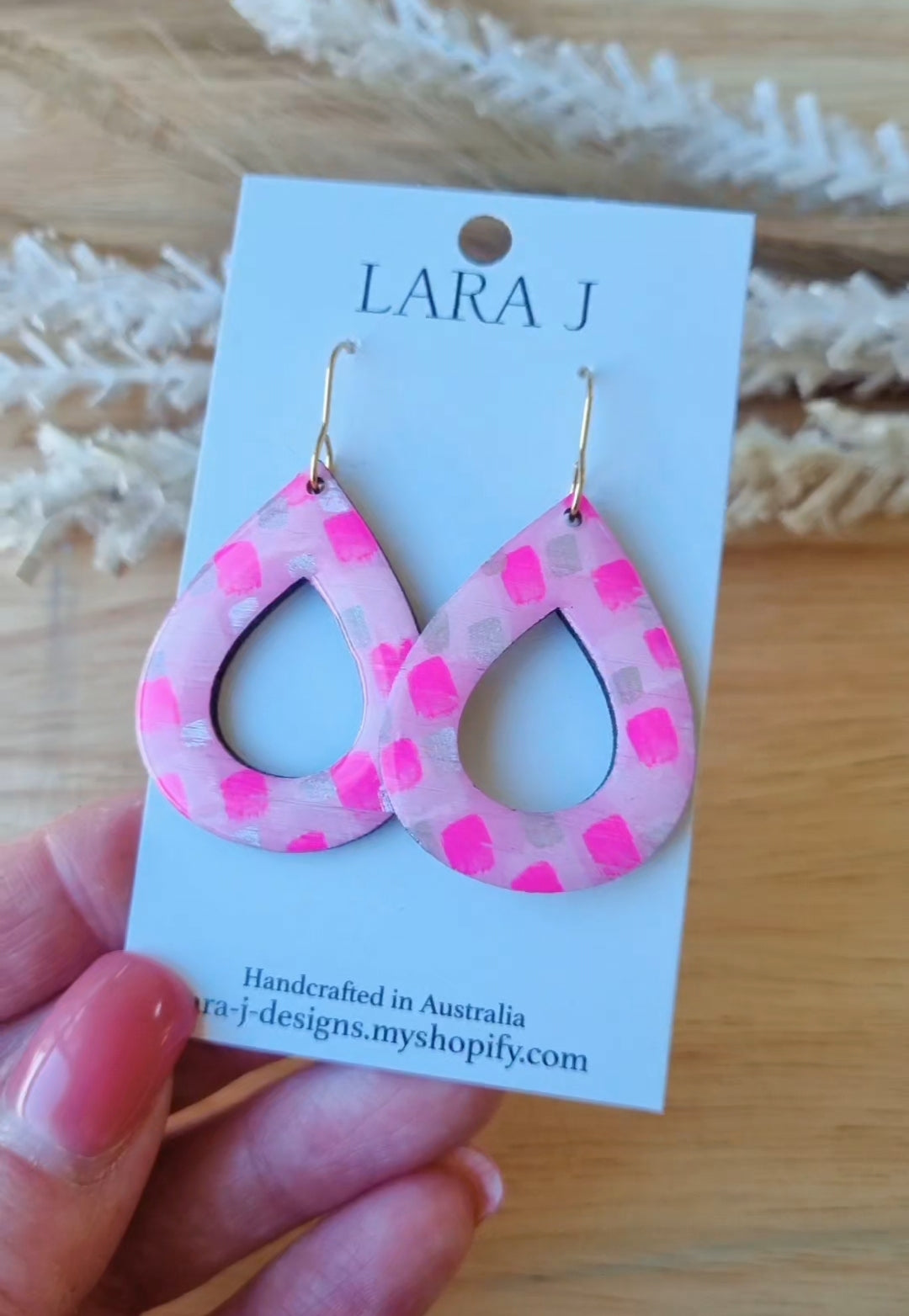 Resin Teardrop Dangle #1