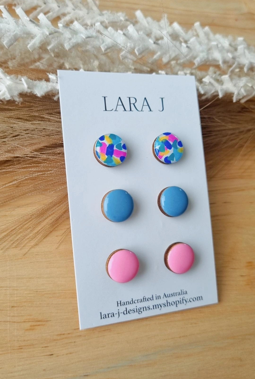 12mm Earring Trio #23