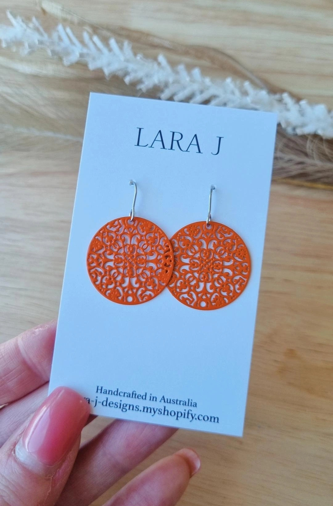 Allira Dangle - Burnt Orange