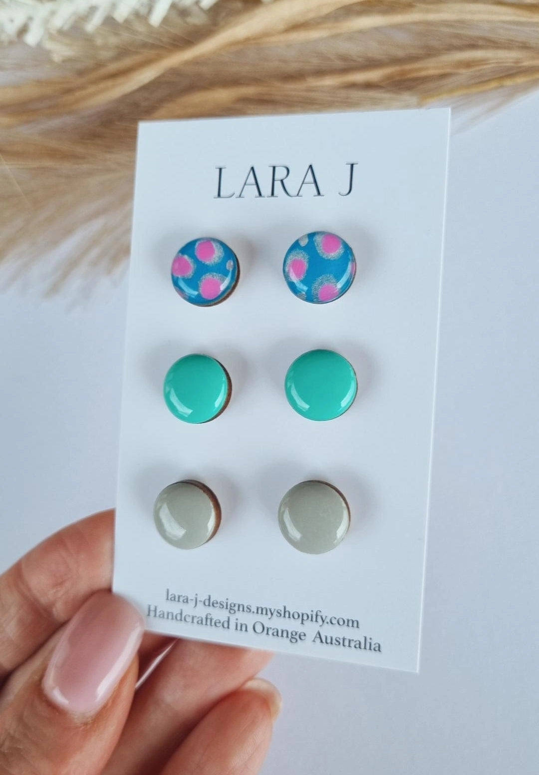 12mm Earring Trio #9
