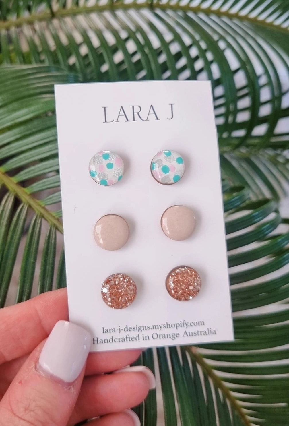 12mm Earring Trio #30