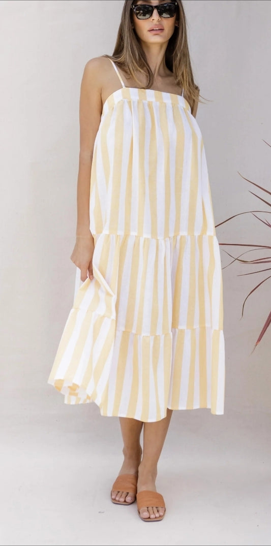 Mia Dress - Yellow