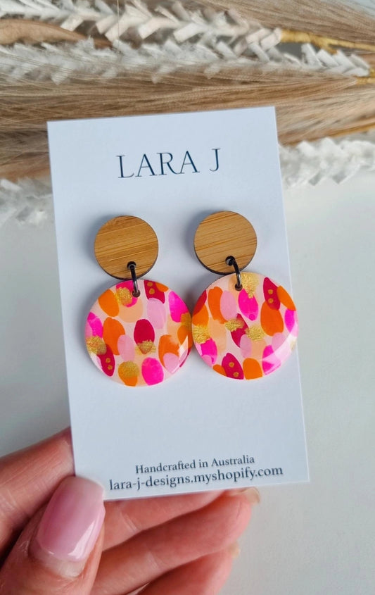 Petite Circle Dangle #71