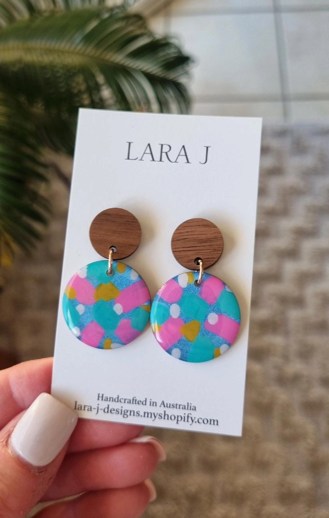 Petite Circle Dangle #44