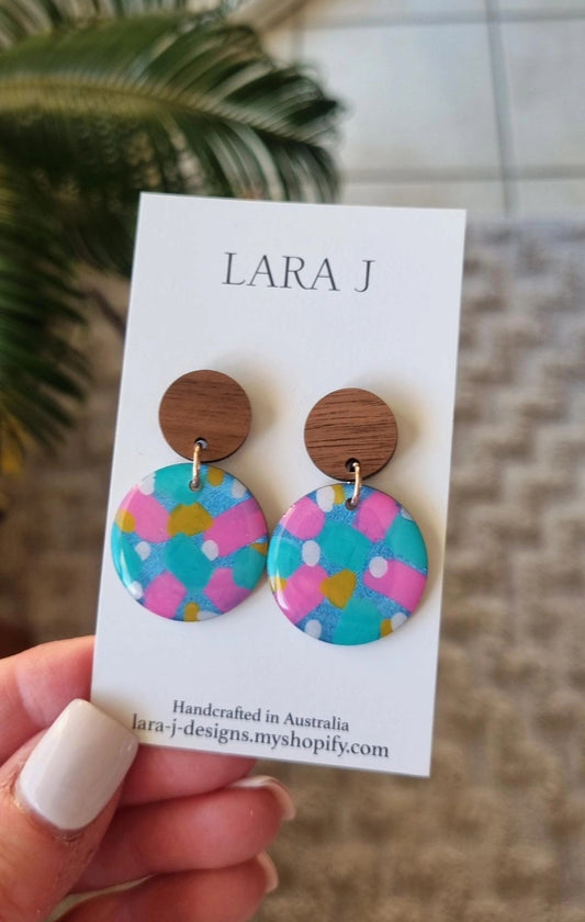 Petite Circle Dangle #44