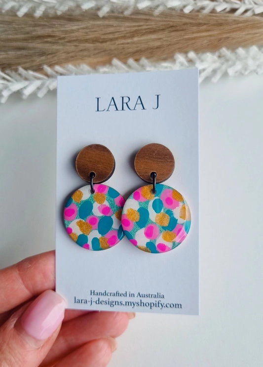 Petite Circle Dangle #67