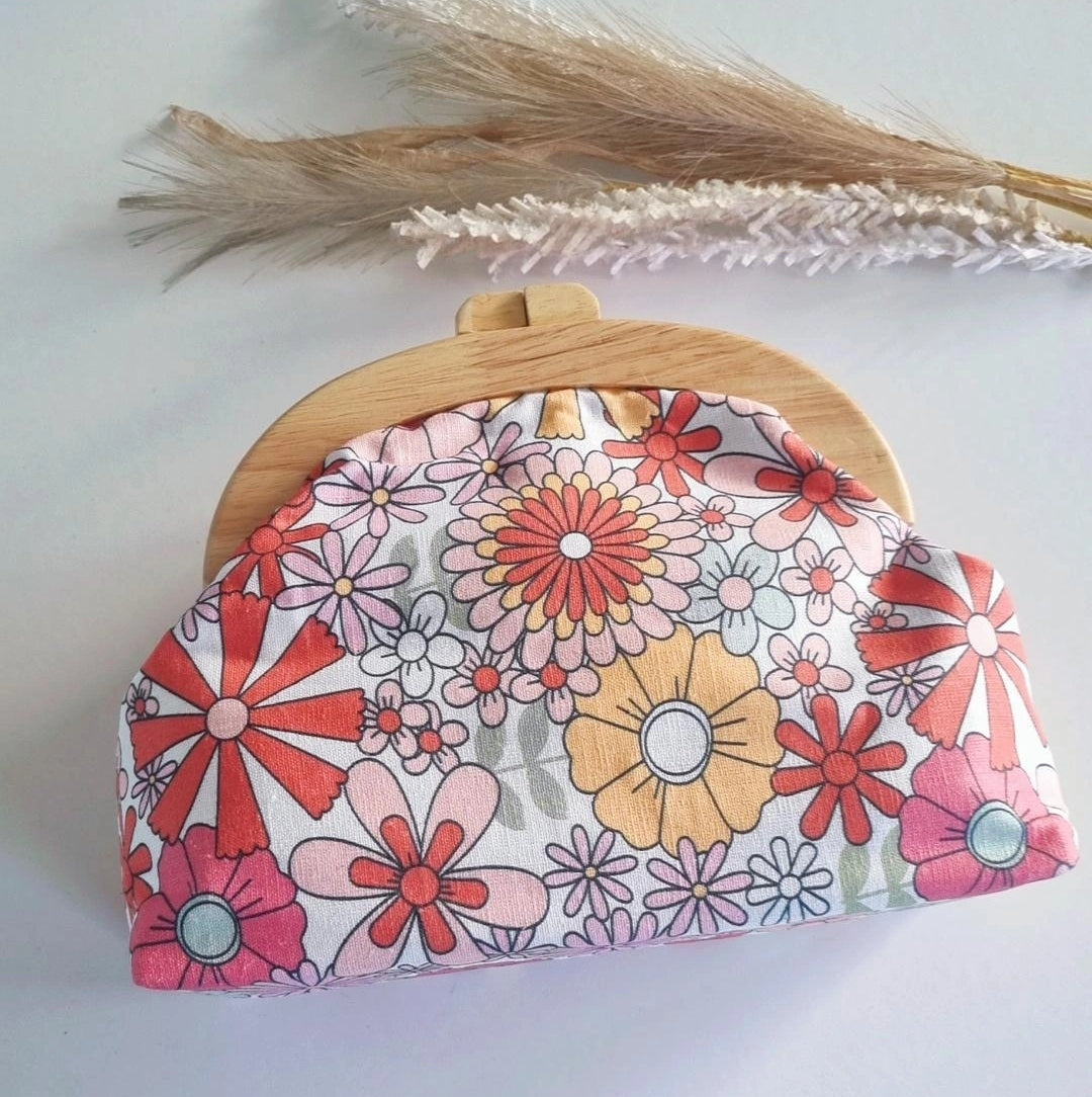 Timber Top Clutch - Floral #2