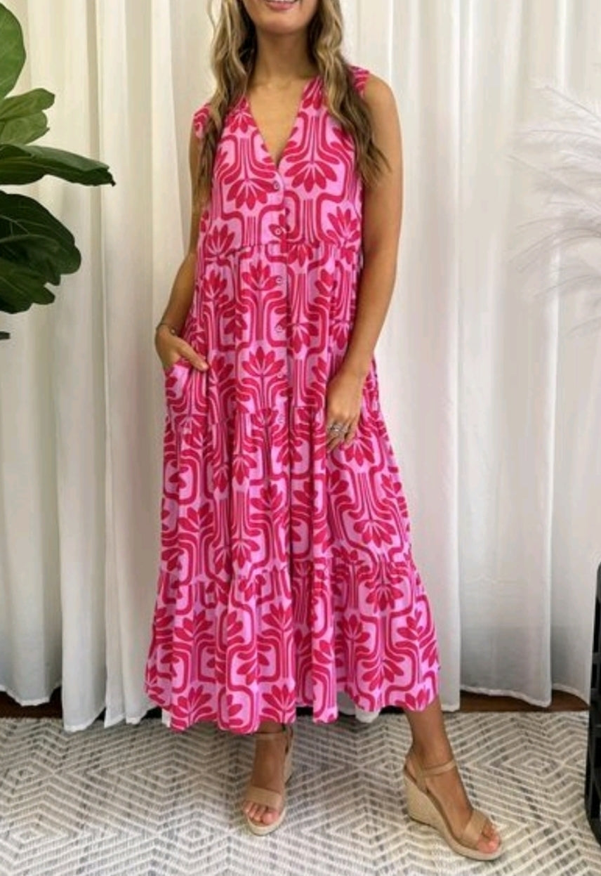 Freya Dress - Pink